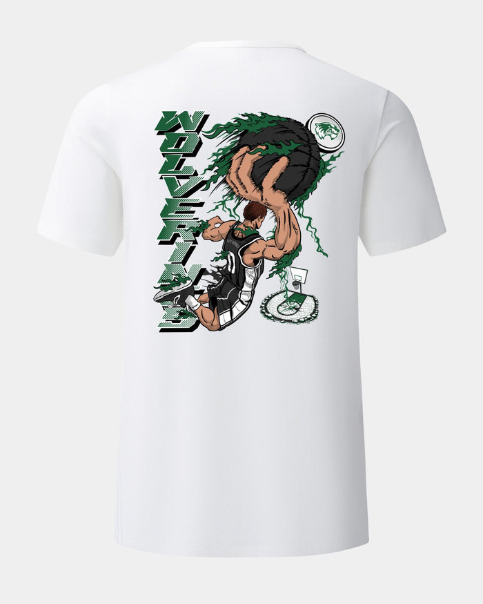 UVU Slam Dunk Spectacle 2.0 White T-Shirt Back