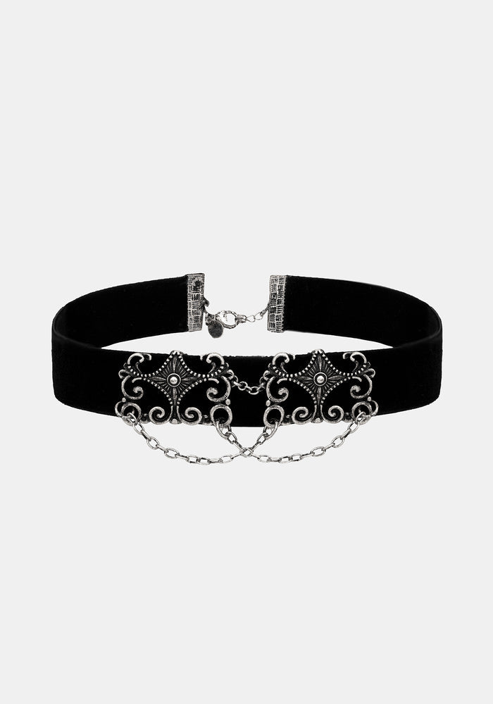 Velma Ribbon Chain Choker