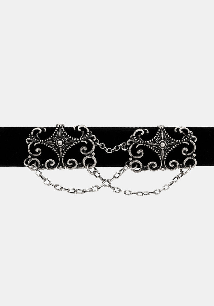 Velma Ribbon Chain Choker