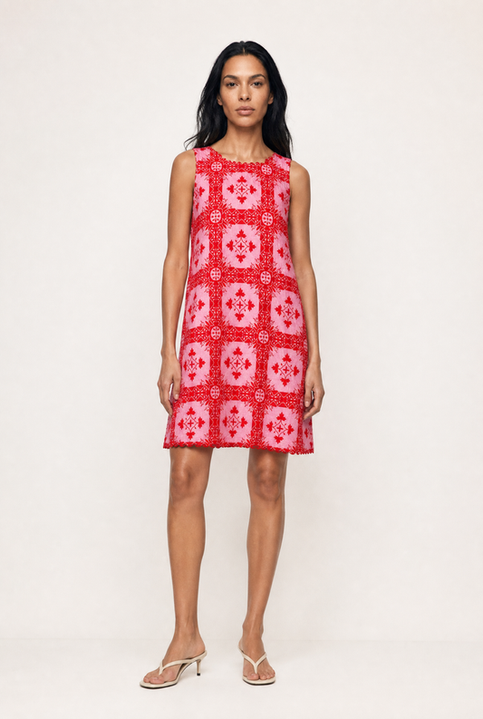 Vespa Linen Dress in Granada