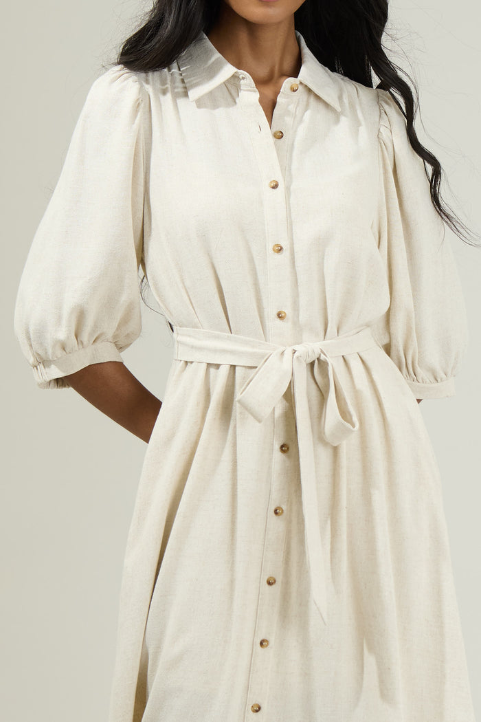 Vienna Midi Shirt Dress