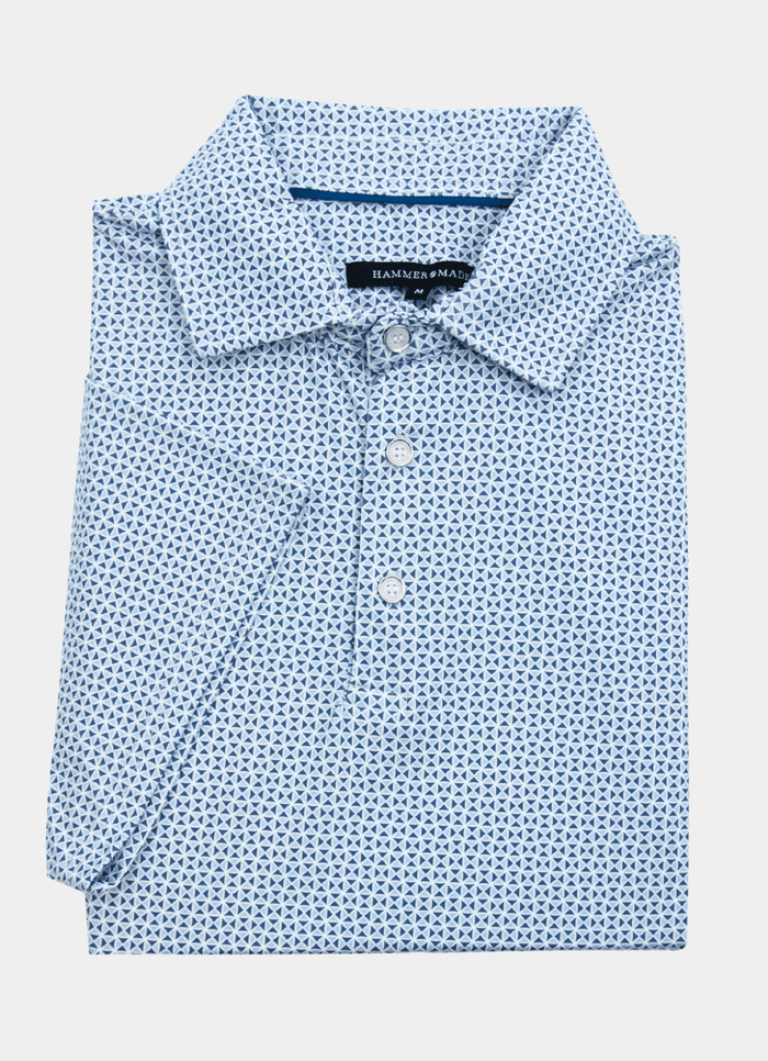 Walseth Printed Stretch Polo - 15584-83680 - Hammer Made