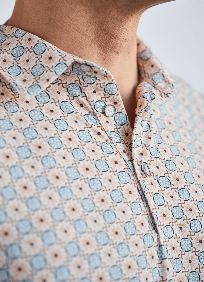Walseth Printed Stretch Polo - 15584-83670 - Hammer Made