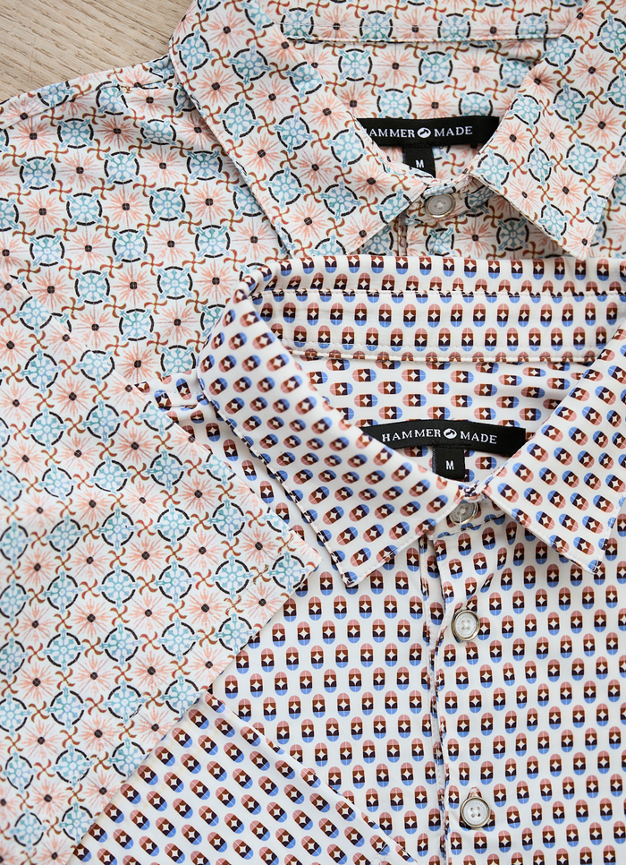 Walseth Printed Stretch Polo - 15584-83670 - Hammer Made