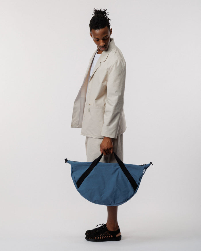 Water Resistant Duffle Bag - Slate Blue