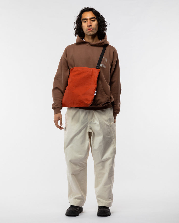 Water Resistant Messenger Bag - Biscuit Orange