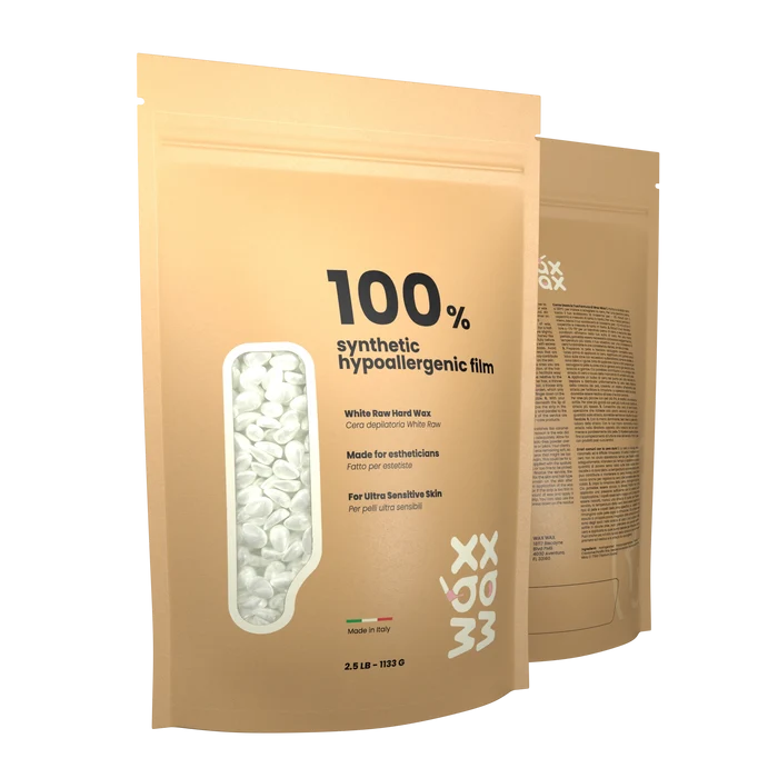 White Raw Hard Wax Beads-Fragrance - Free by Wax Wax for Ultra Sensitive Skin