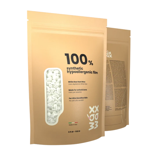 White Raw Hard Wax Beads-Fragrance - Free by Wax Wax for Ultra Sensitive Skin