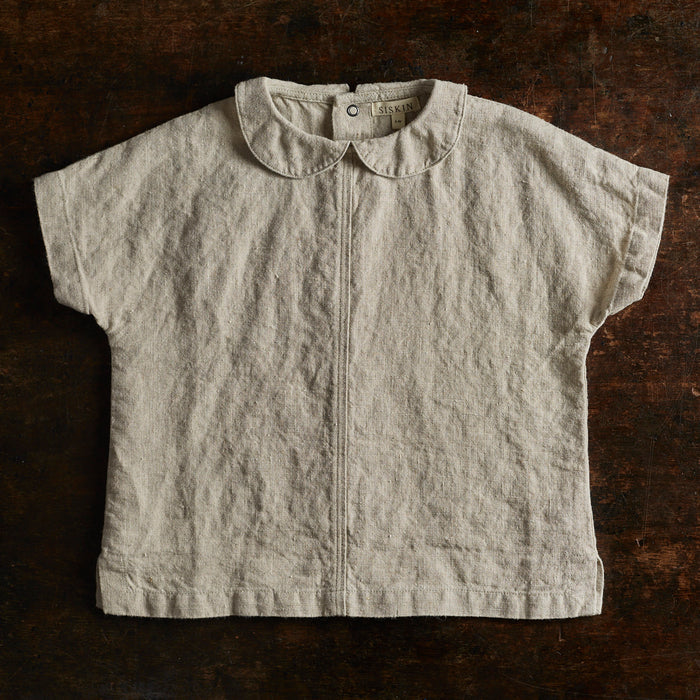 Willow Kids Blouse - Linen - Natural