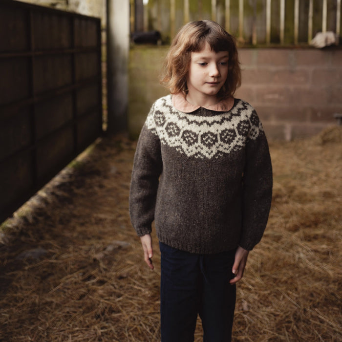 Willow Kids Blouse - Linen - Peony