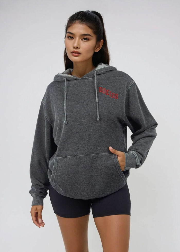Women's Burnout Virginia Tech Front Back Everybody Hoodie