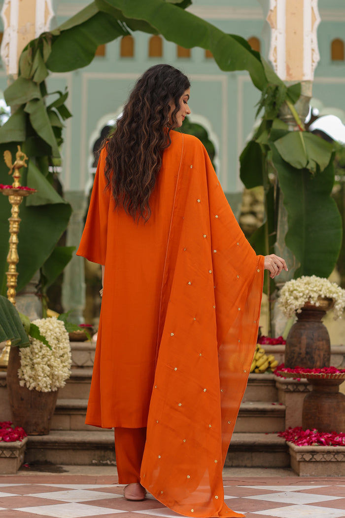 Women's  Embroidered Kurta Set