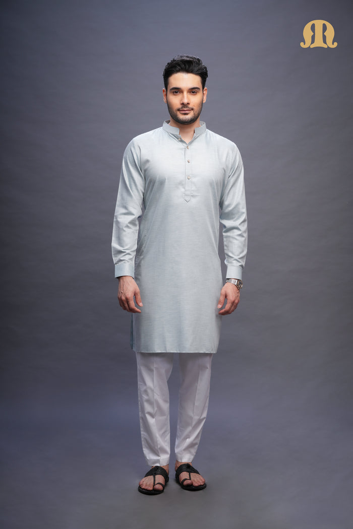 Yatay Kurta Green Set Men