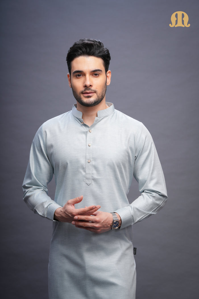 Yatay Kurta Green Set Men
