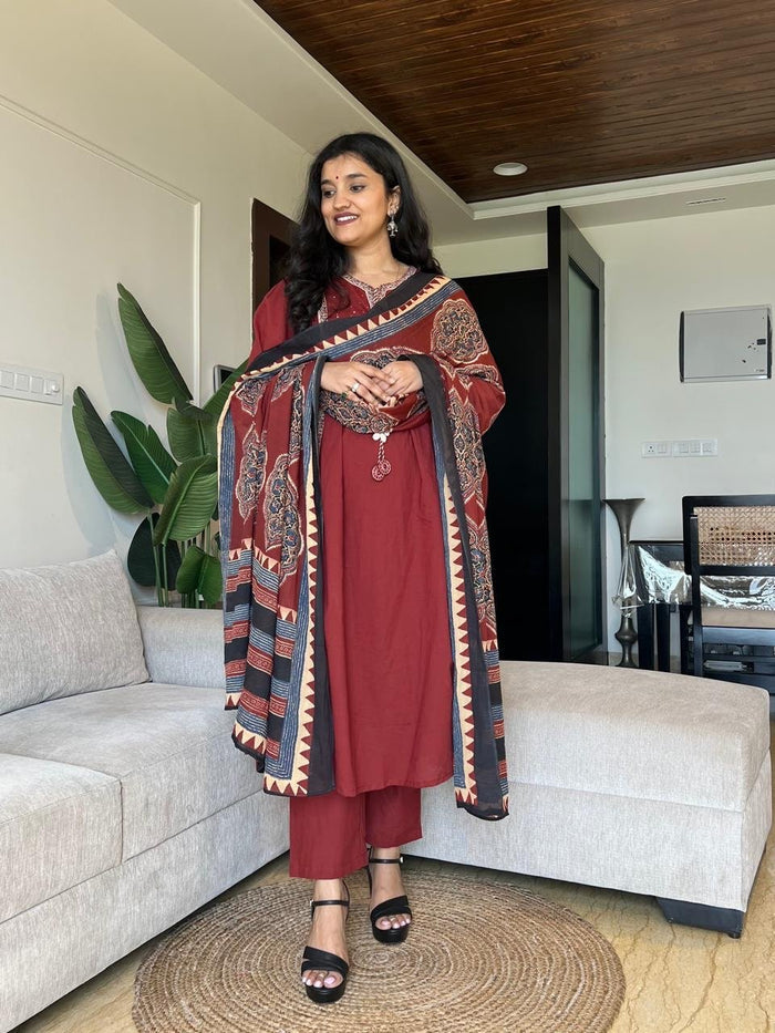 Zara Earthy Fancy Cotton Set